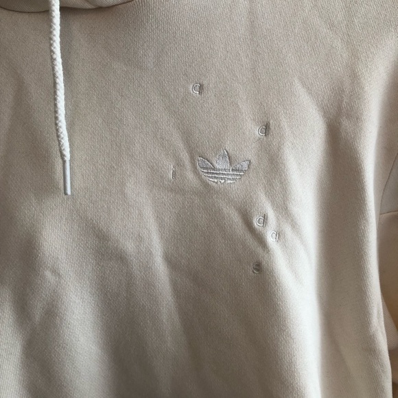 Adidas cream colored hoodie - Picture 2 of 4